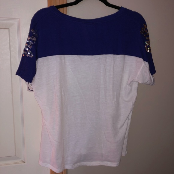 PINK Sequin Tee - Picture 2 of 4